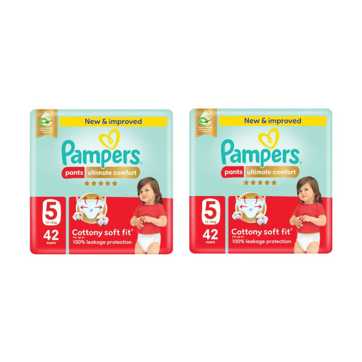 Pampers Ultimate Comfort Pants Diapers Size 5 (42 pcs) (12-18KG)
