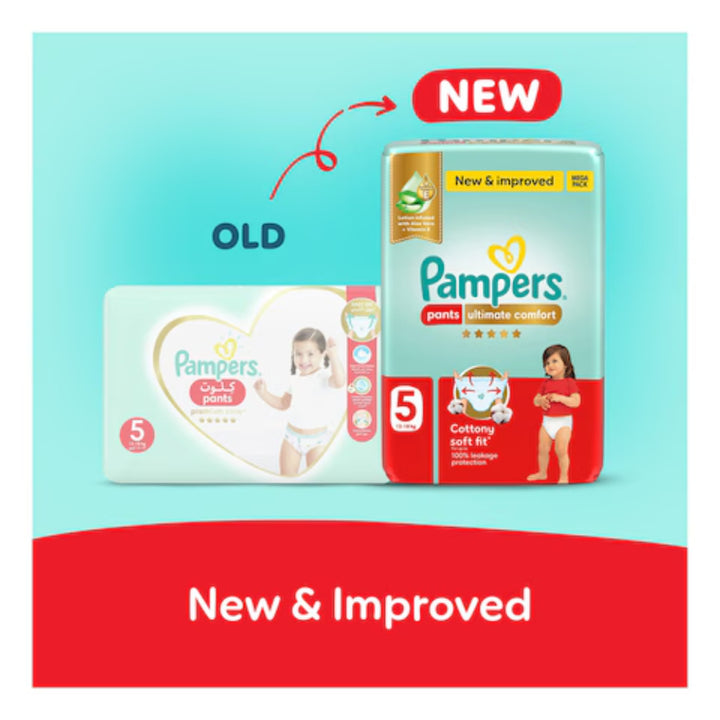 Pampers Ultimate Comfort Pants Diapers Size 5 (42 pcs) (12-18KG)
