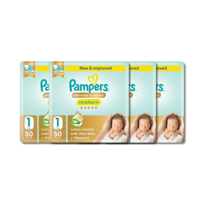 Pampers Ultimate Comfort Taped Diapers Size 1 (50 pcs) (2-5KG)