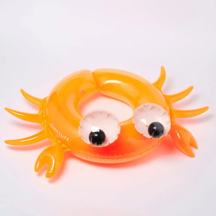 SUNNYLiFE Kiddy Pool Ring - Sonny the Sea Creature Neon Orange