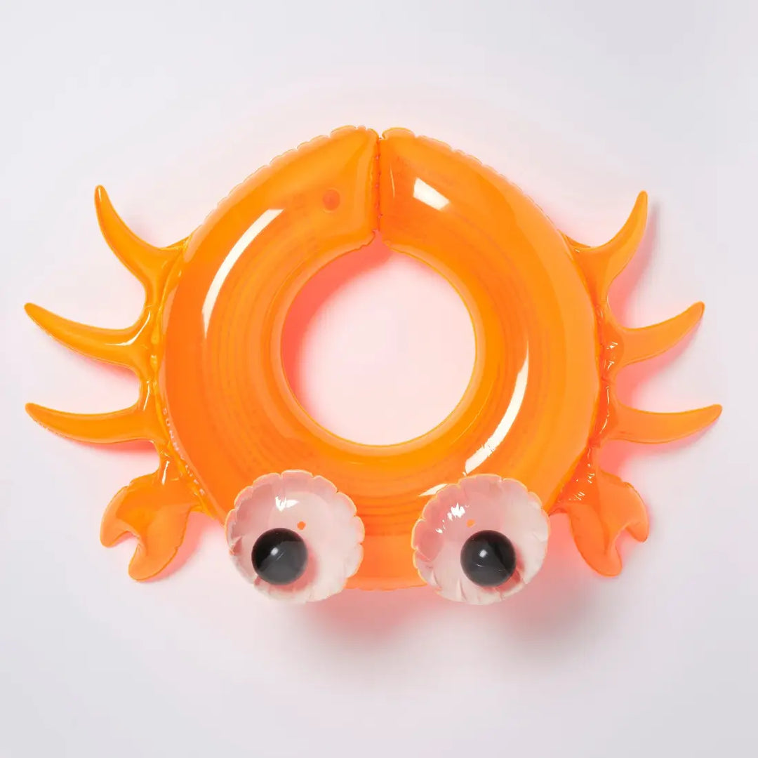 SUNNYLiFE Kiddy Pool Ring - Sonny the Sea Creature Neon Orange