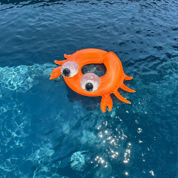 SUNNYLiFE Kiddy Pool Ring - Sonny the Sea Creature Neon Orange