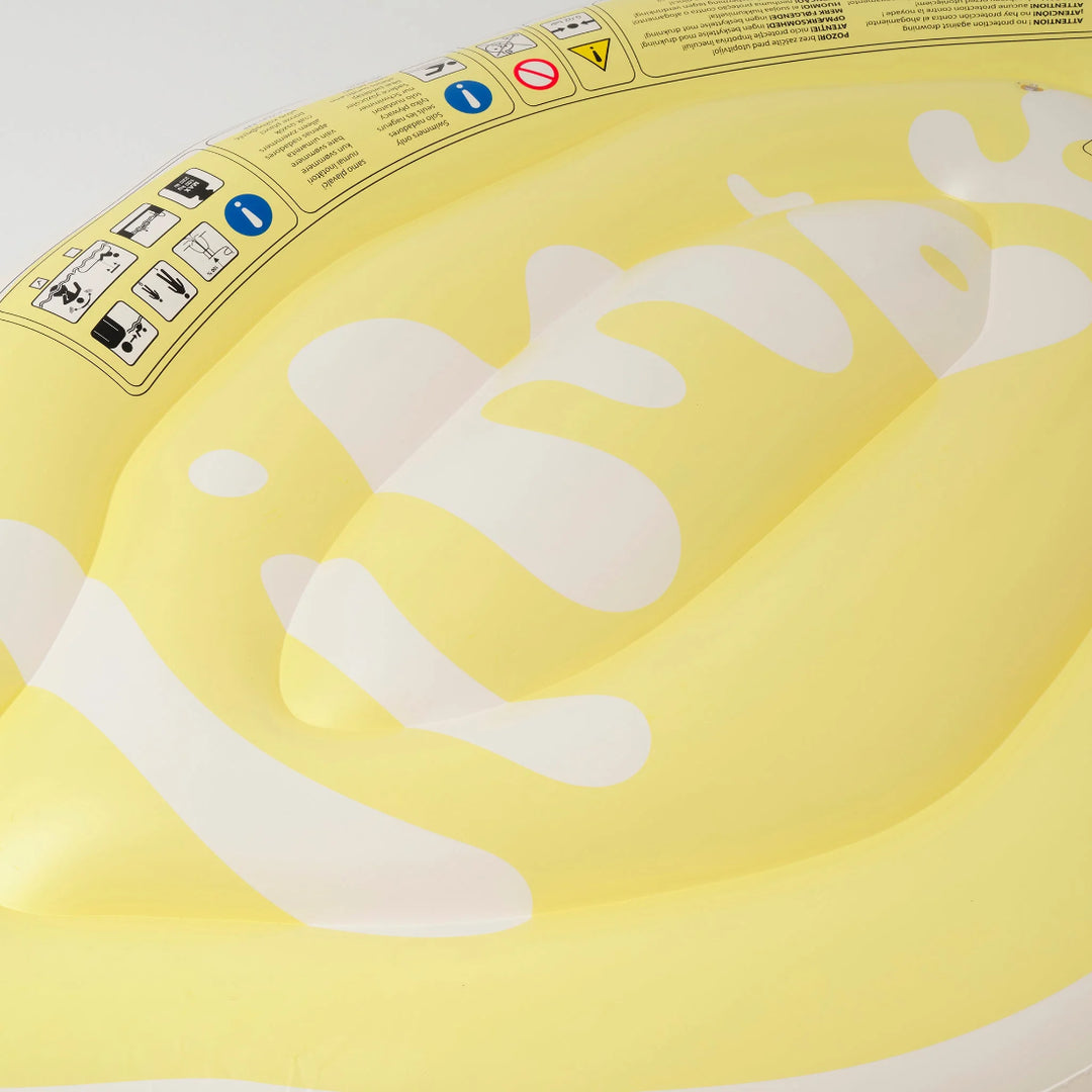 SUNNYLiFE Luxe Lie-On Float - Limon Butter