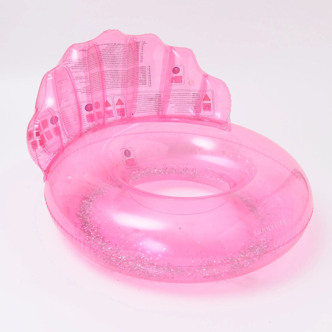 SUNNYLiFE Luxe Pool Ring - Shell Bubblegum