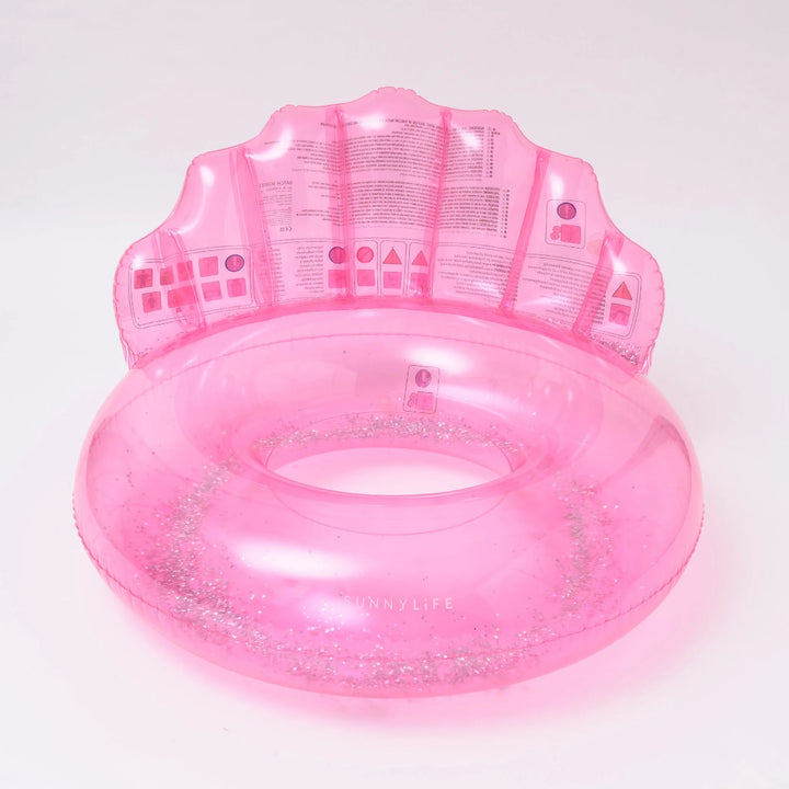 SUNNYLiFE Luxe Pool Ring - Shell Bubblegum