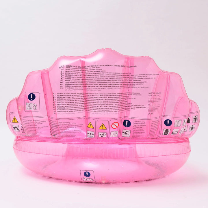 SUNNYLiFE Luxe Pool Ring - Shell Bubblegum