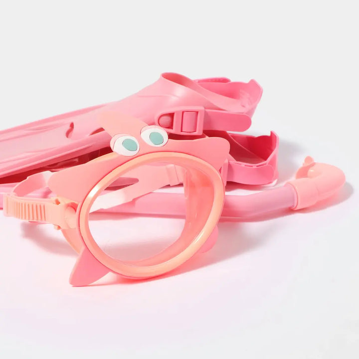 SUNNYLiFE Kids Dive Set (Small) - Ocean Treasure Rose