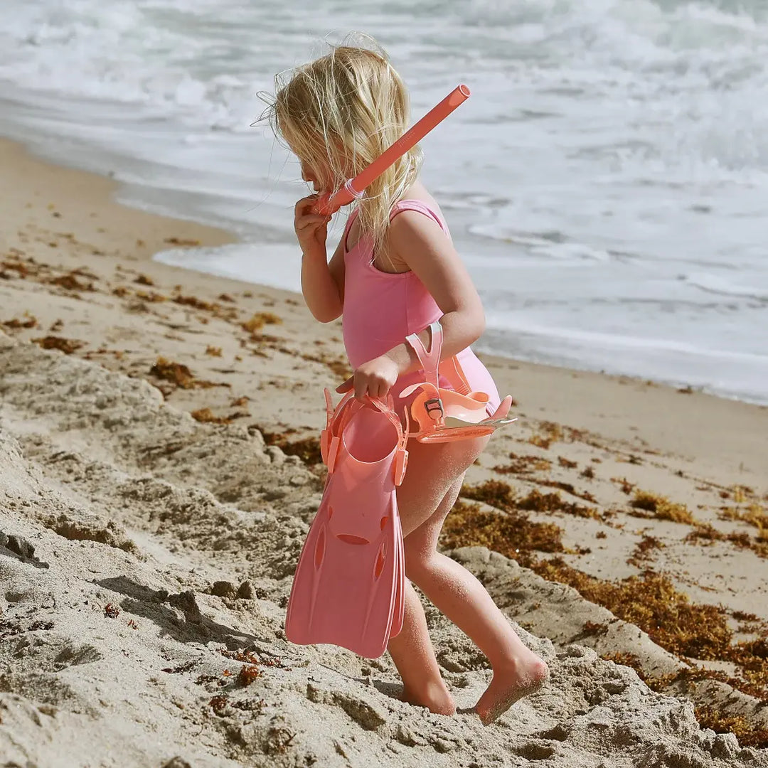SUNNYLiFE Kids Dive Set (Small) - Ocean Treasure Rose