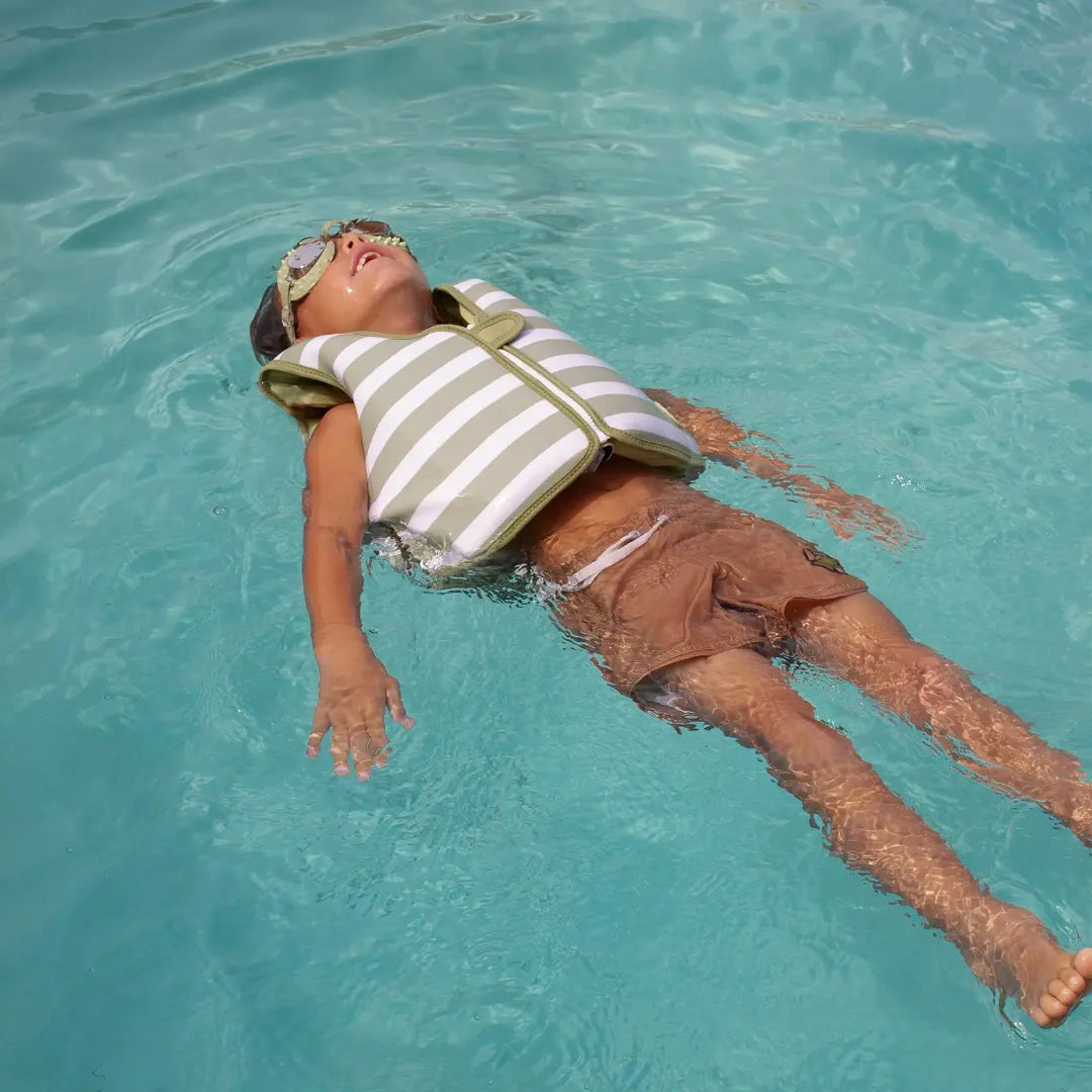 SUNNYLiFE Kids Swim Vest (3-6) - Into the Wild Khaki