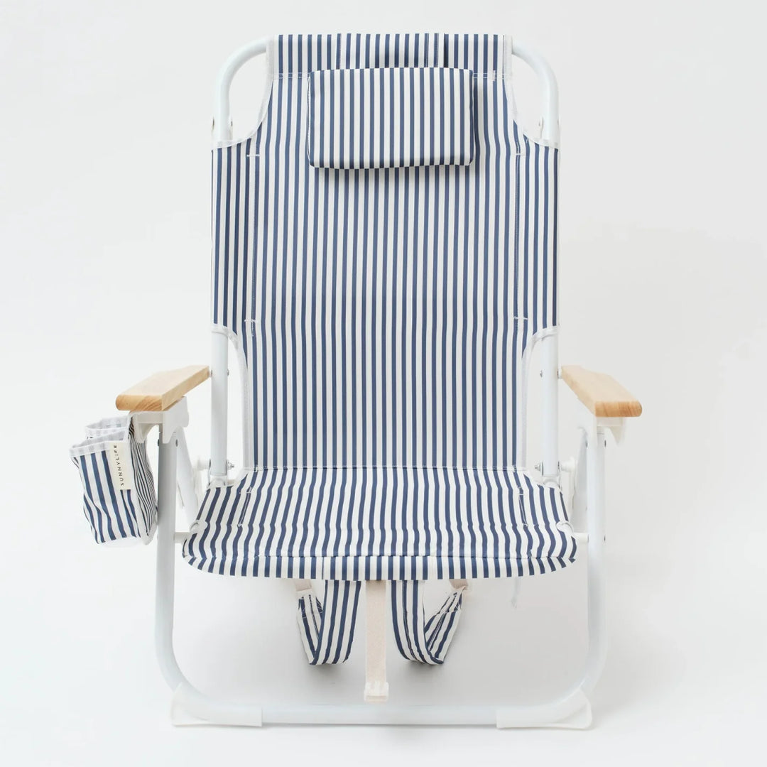 SUNNYLiFE Luxe Beach Chair - The Resort Coastal Blue