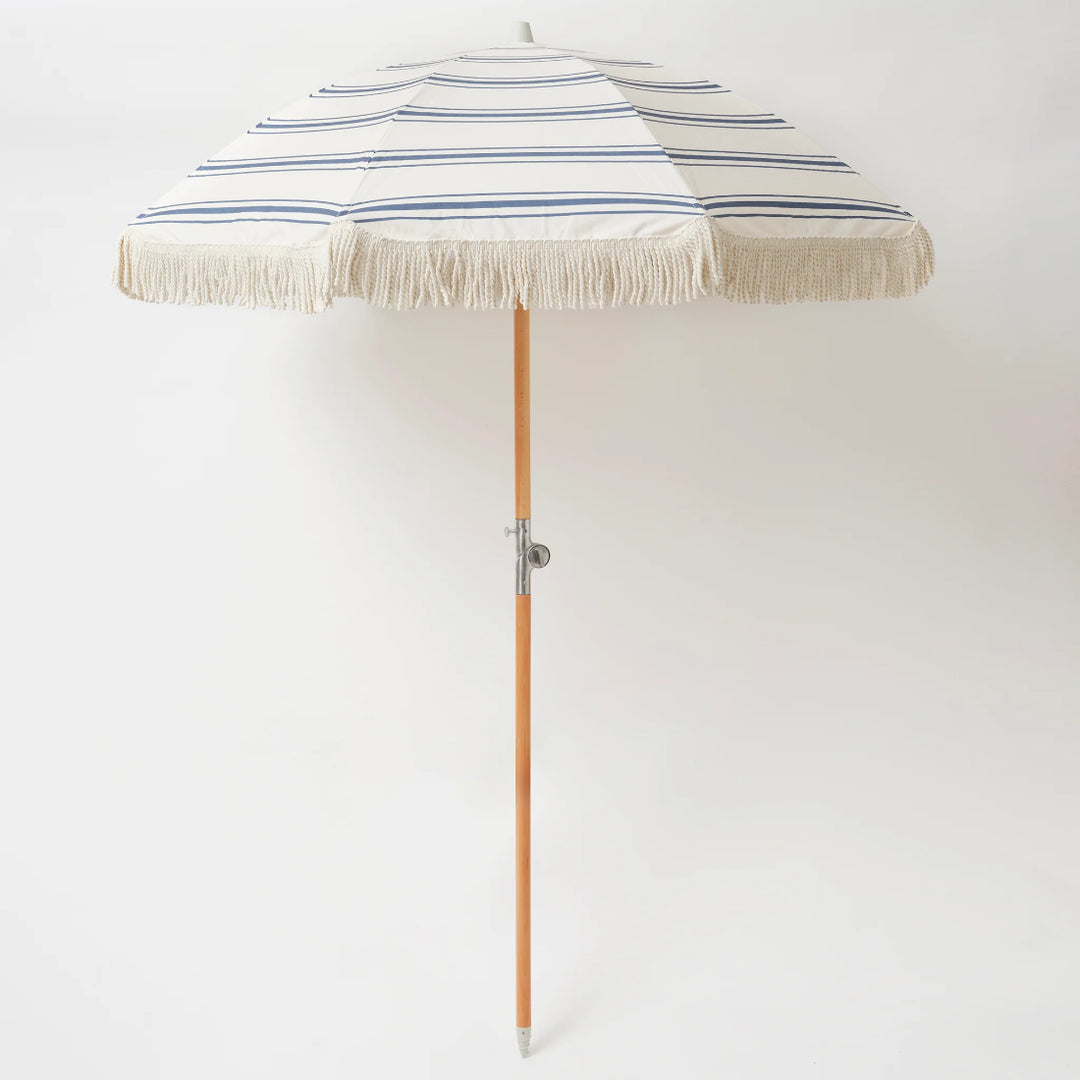 SUNNYLiFE Luxe Beach Umbrella - The Resort Coastal Blue