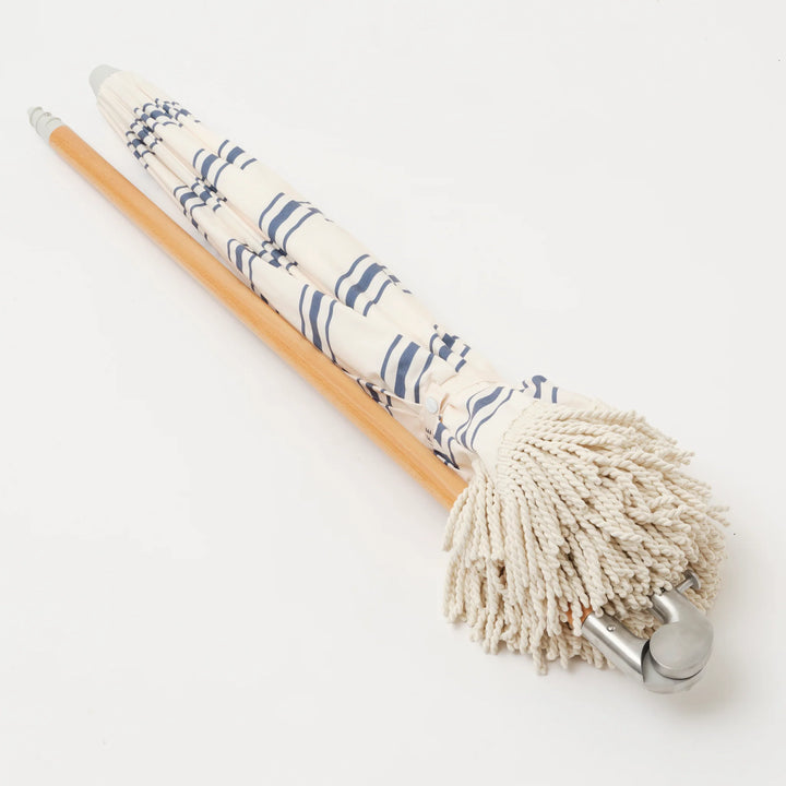 SUNNYLiFE Luxe Beach Umbrella - The Resort Coastal Blue