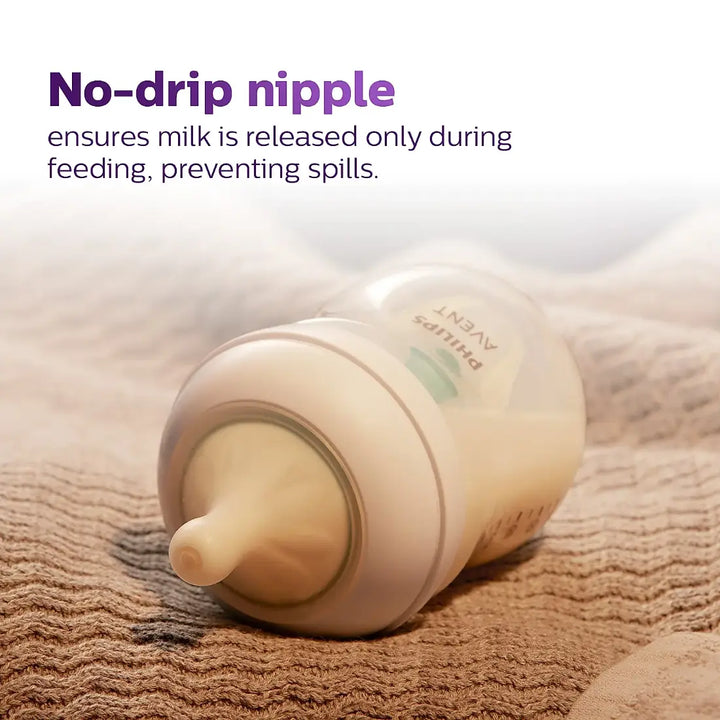 Philips Avent Natural Response Bottle with Airfree Vent (0M+) - 4oz/125ml (Single Pack)