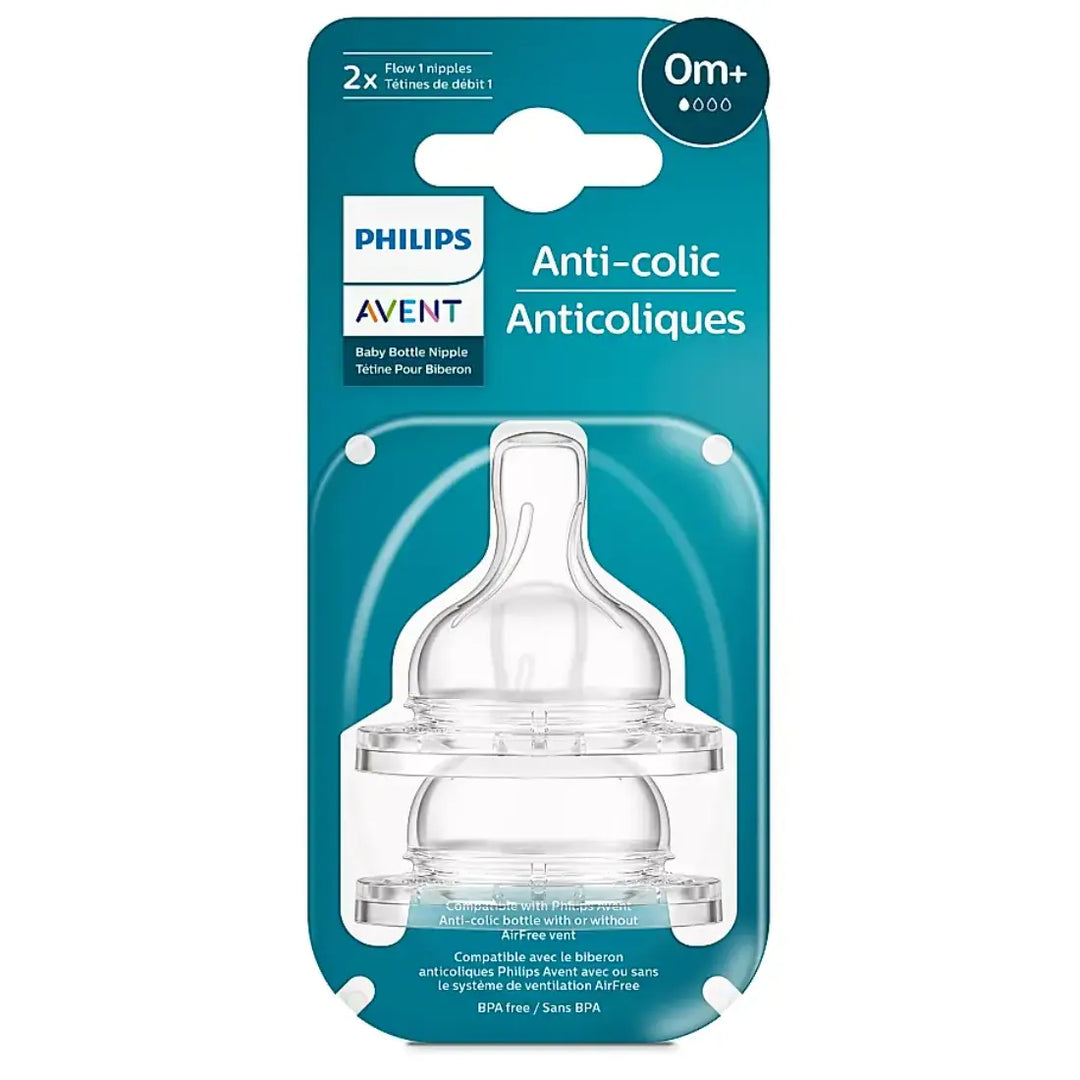 Philips Avent Anti-colic Teat (0M+) (Twin Pack)