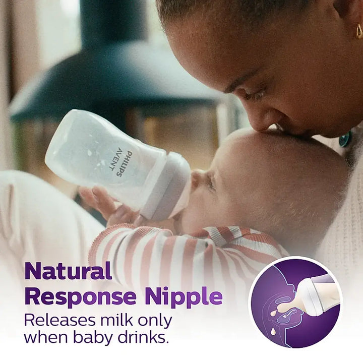 Philips Avent Natural Response Bottle (1M+) - 9oz/260ml (Twin Pack)