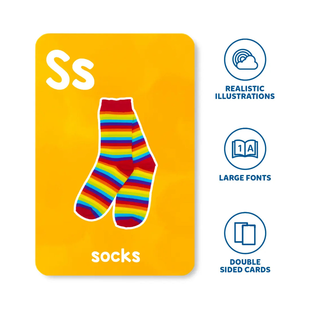 Skillmatics Flash Cards Combo First 100 Animals | Letters & First 100 Words