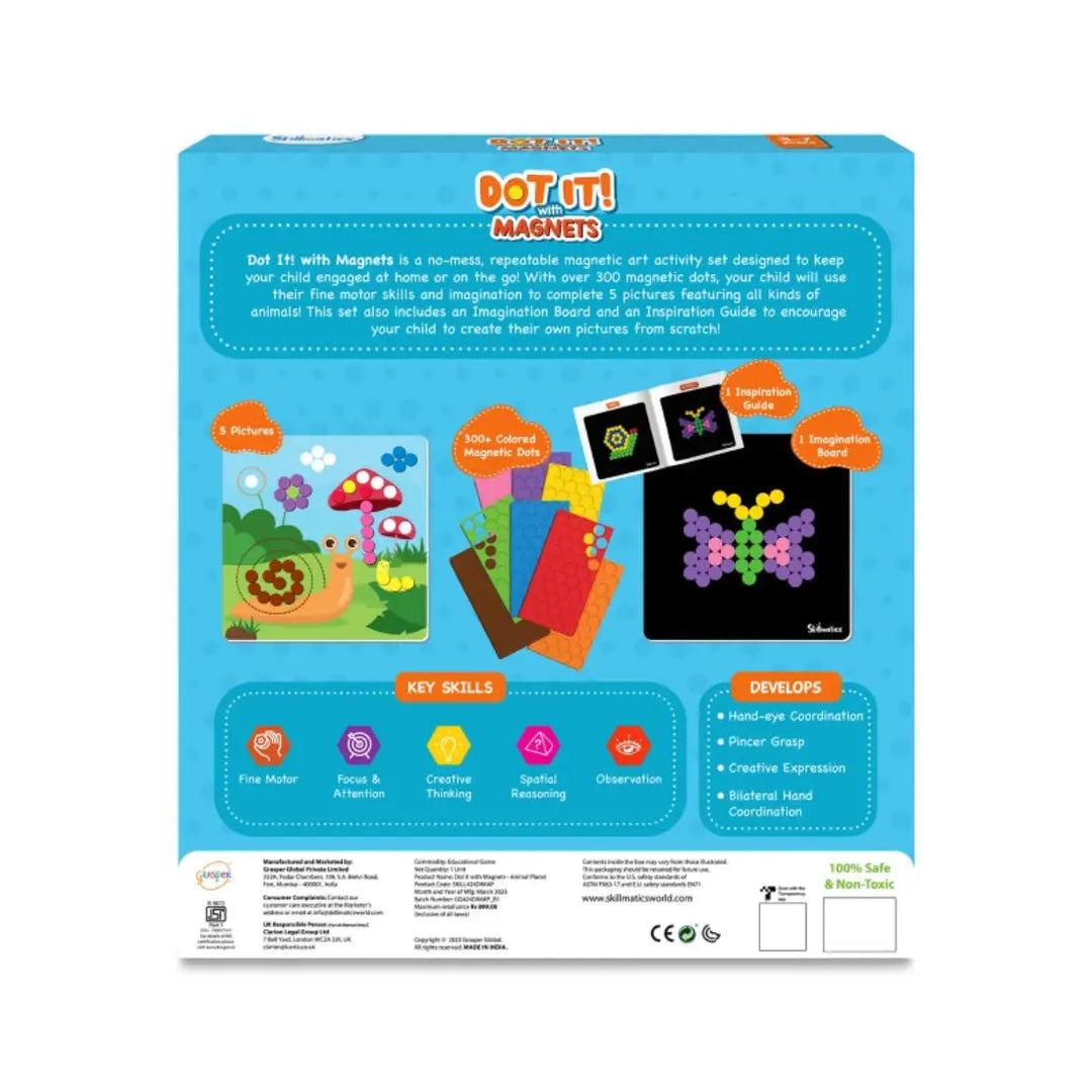 Skillmatics Dot It! With Magnets Animal Planet