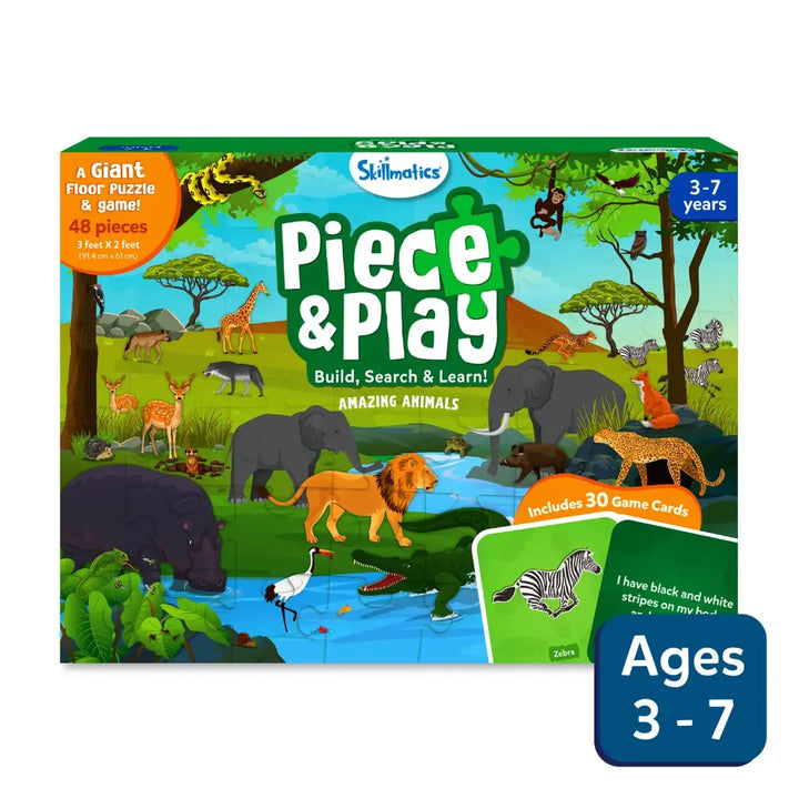 Skillmatics Piece & Play Amazing Animals