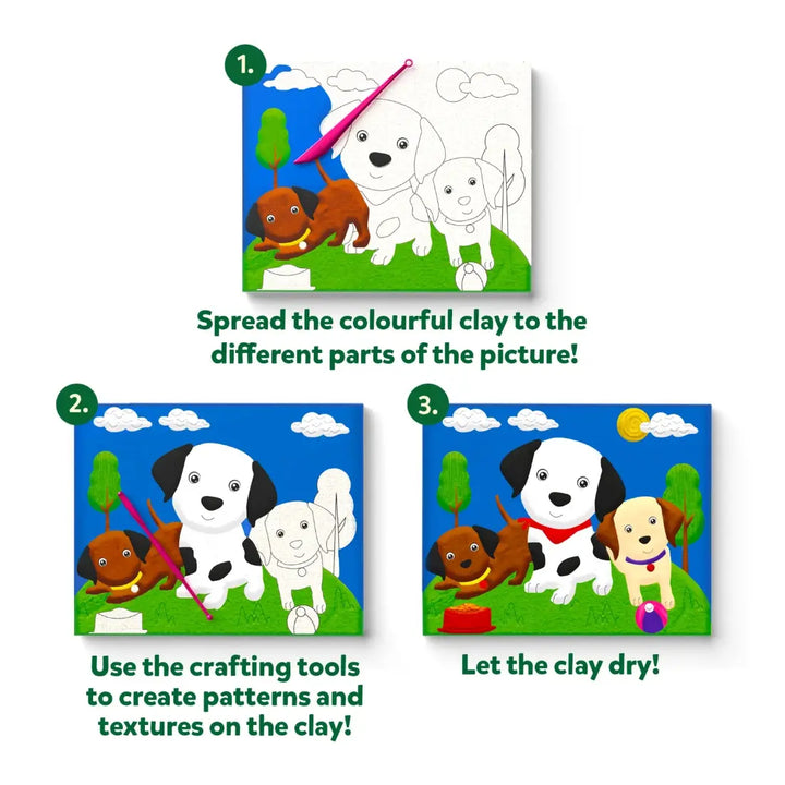 Skillmatics Fun With Foam Colour With Clay Pups At The Park!