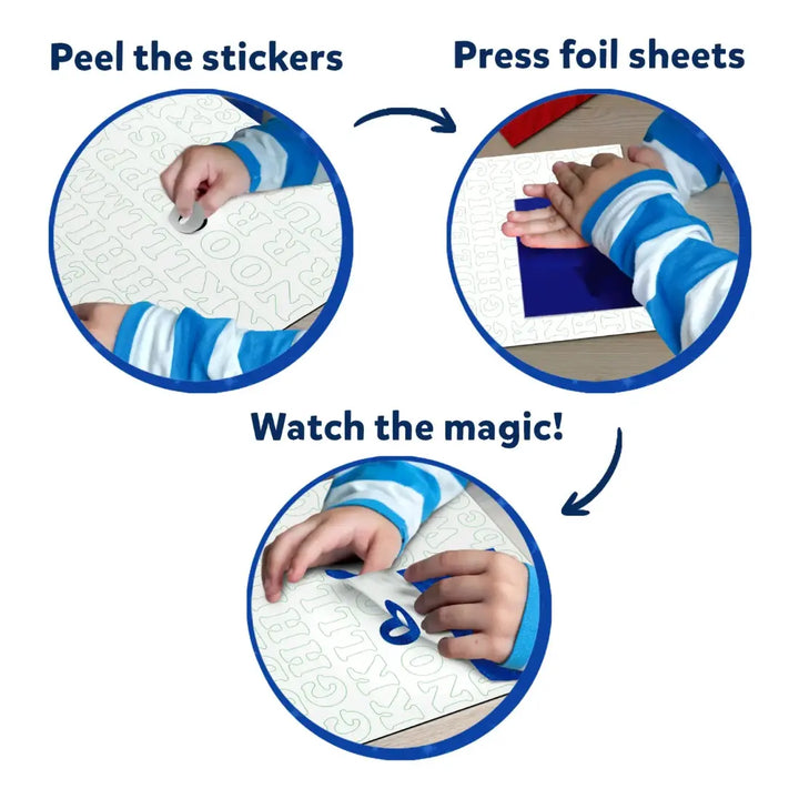 Skillmatics Foil Fun Letter & Number Stickers