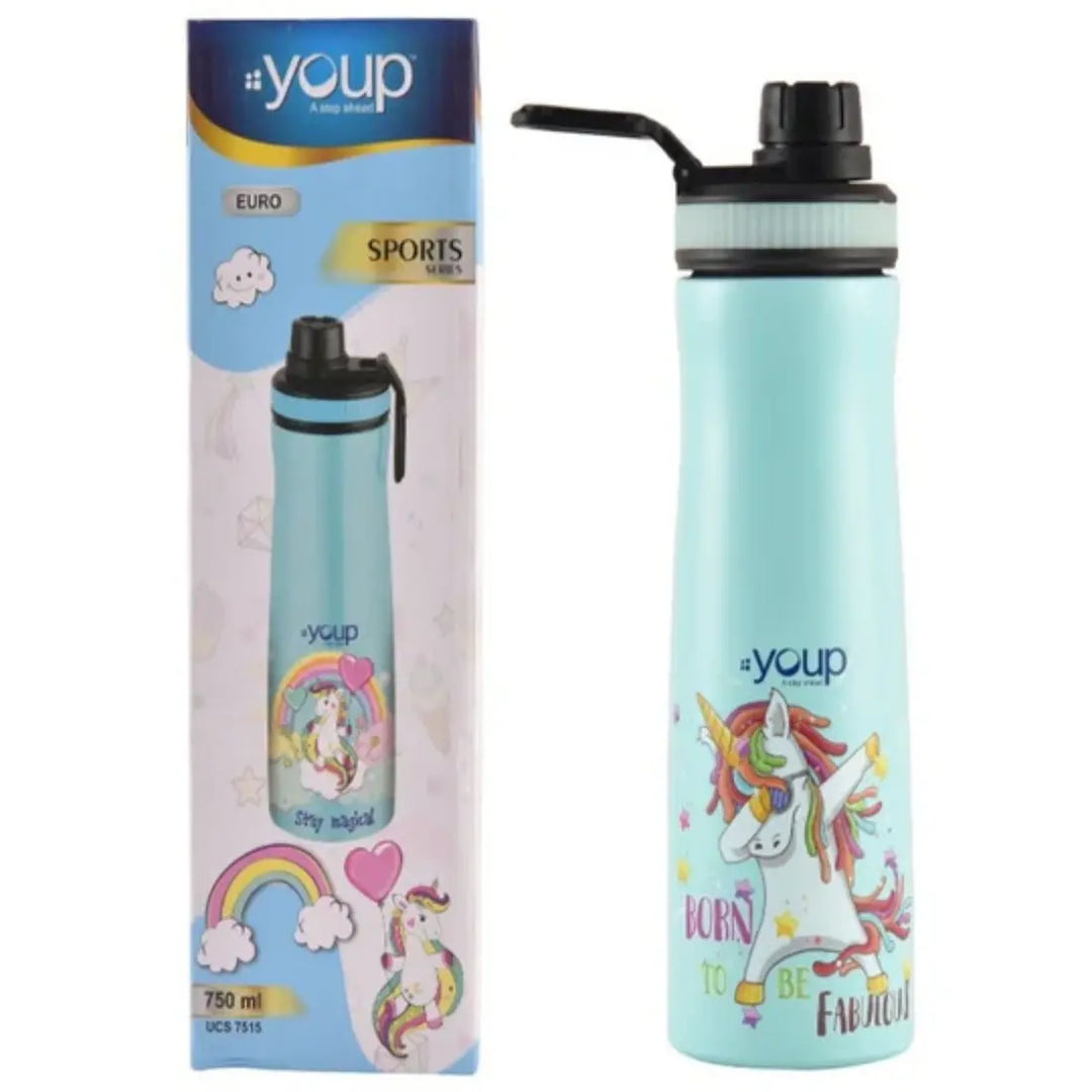 Magical Unicorn Stainless Steel Bottle - Euro (750 ml) - Green