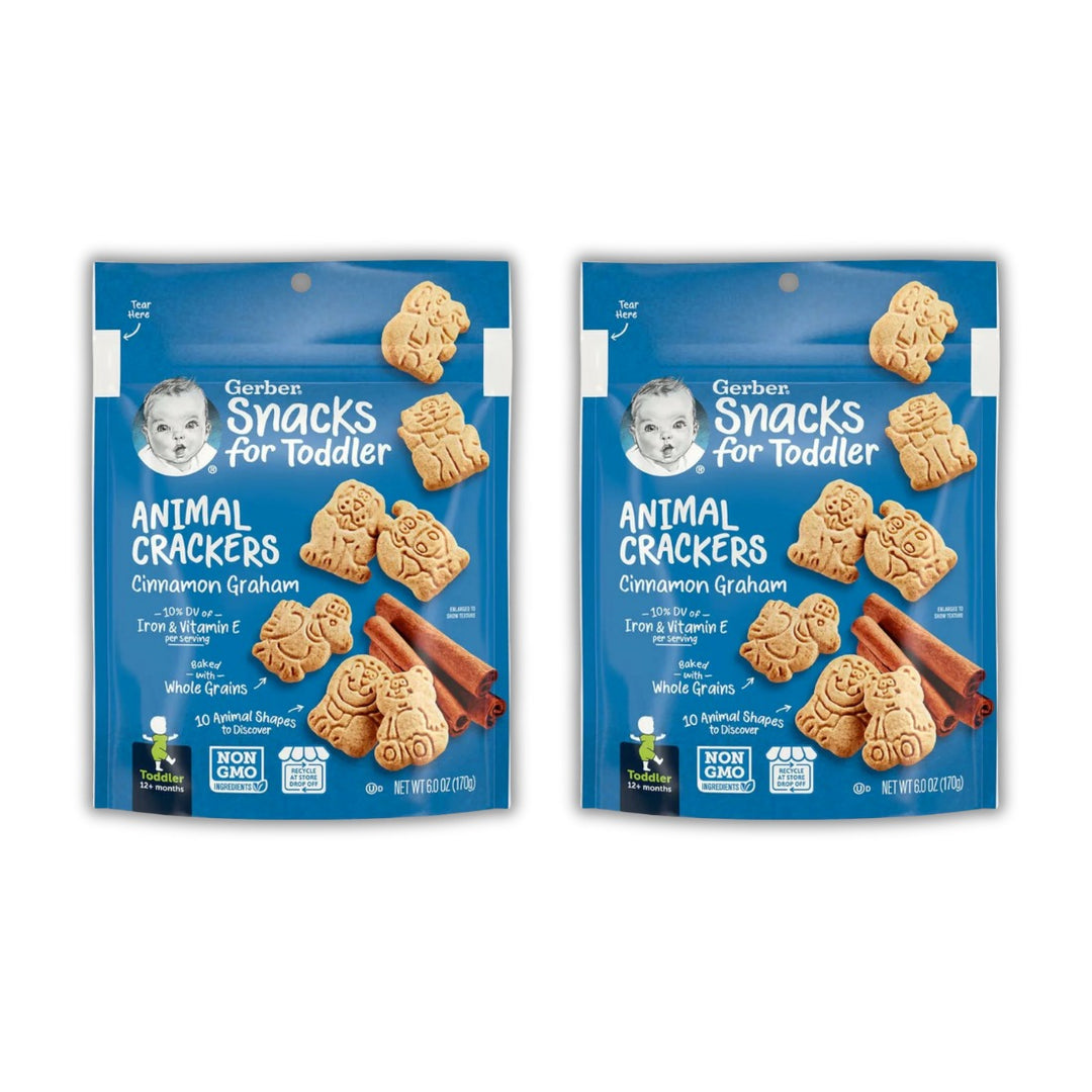 Gerber Animal Crackers Cinnamon Graham (170g)