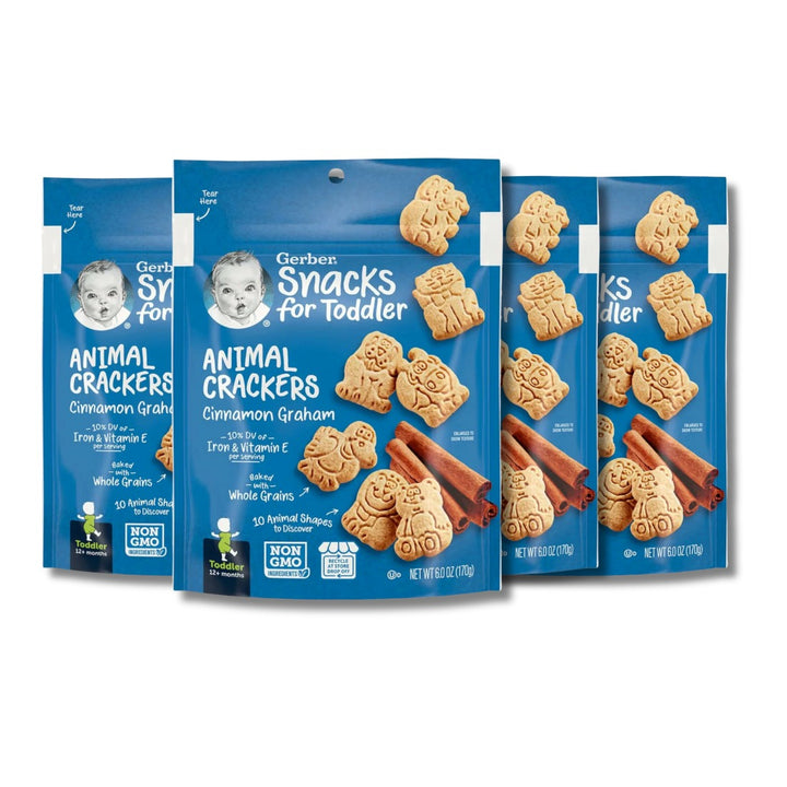Gerber Animal Crackers Cinnamon Graham (170g)
