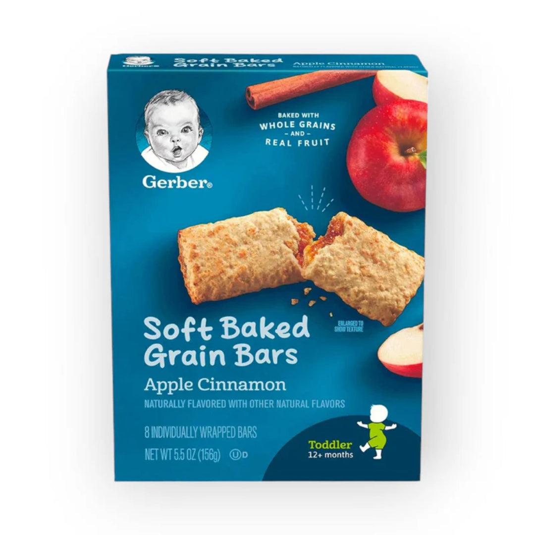 Gerber Soft Baked Grain Bars Apple Cinnamon (156g)