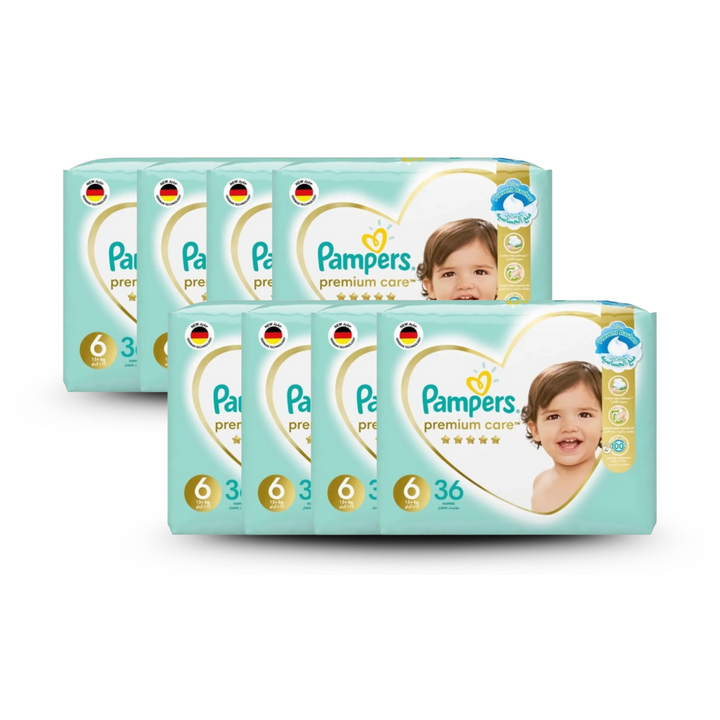 Pampers Premium Care Taped Diapers Size 6 (36 pcs) (13+KG)