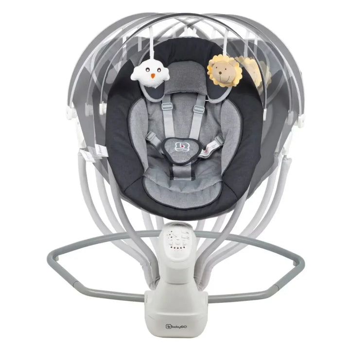 babyGO Cuddly Automatic Swing (Antracite)