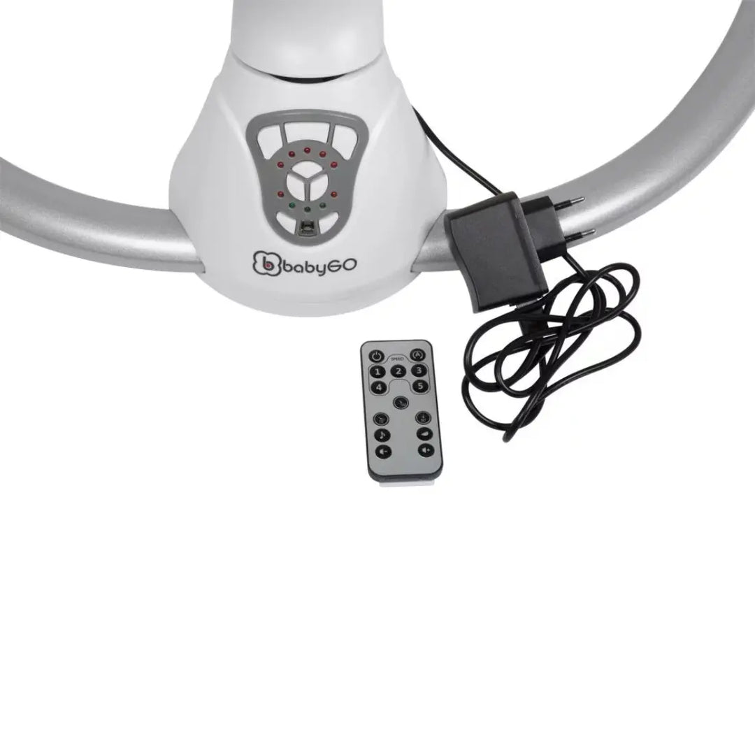babyGO Homey Automatic Swing (Grey)