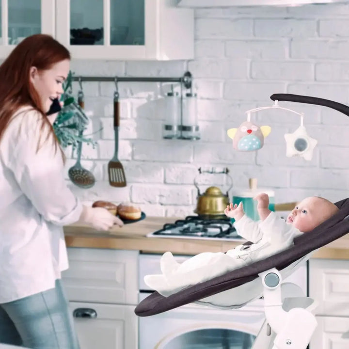 babyGO Homey Automatic Swing (Grey)