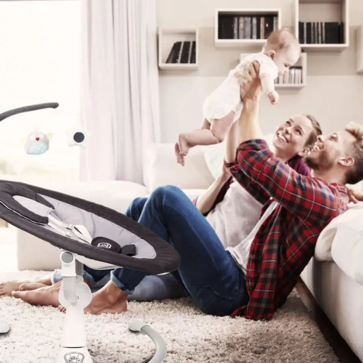 babyGO Homey Automatic Swing (Grey)