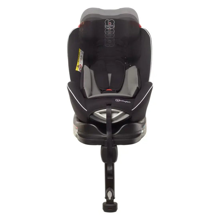 babyGO Fixleg Rotation 360 Car Seat - with ISOFIX and base (Black)