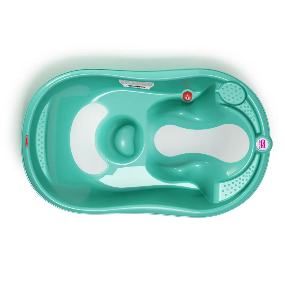 OK Baby Onda Evolution Baby Bath W/Out Support Bars (Turquoise)