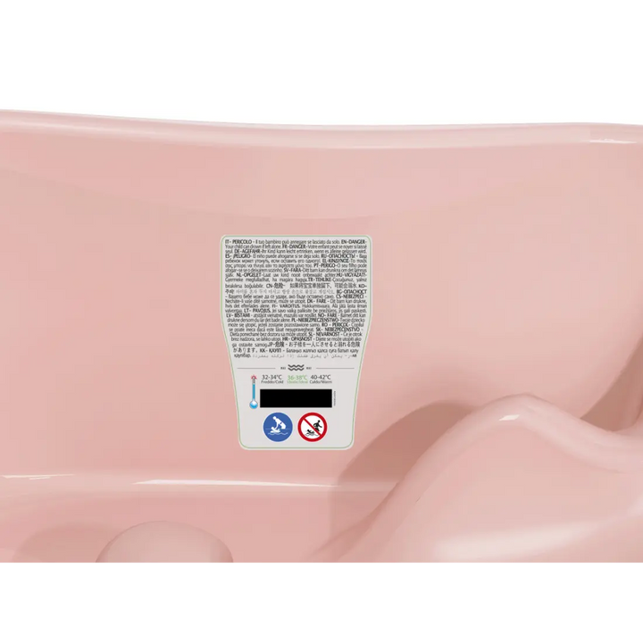 OK Baby Onda Baby Bath W/Out Support Bars (Light Pink)