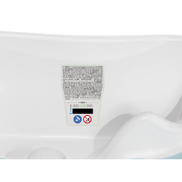 OK Baby Onda Baby Bath W/Out Support Bars (White)