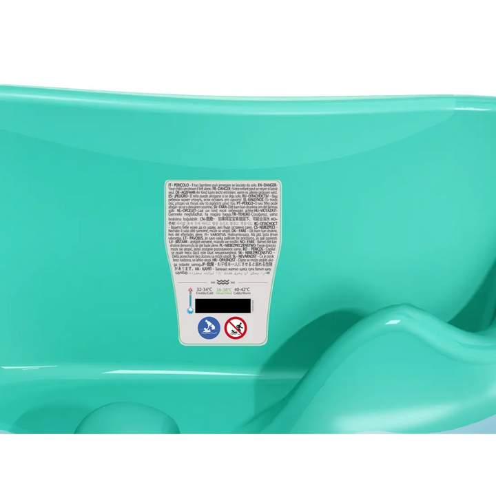 OK Baby Onda Baby Bath W/Out Support Bars (Turquoise)