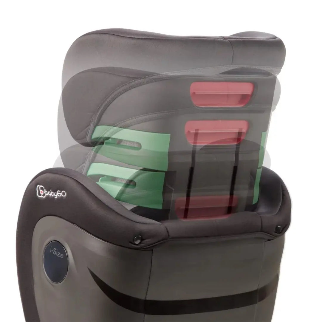 babyGO Safechild Car Seat - with ISOFIX (Grey)