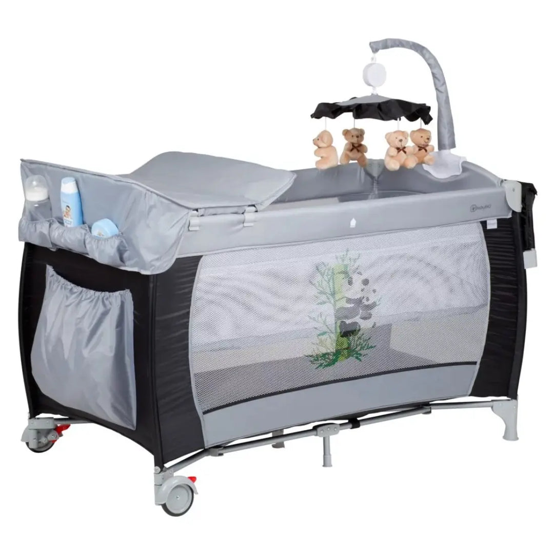 babyGO Sleeper Delux Playard (Black)