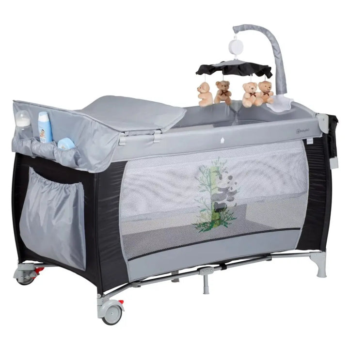 babyGO Sleeper Delux Playard (Black)