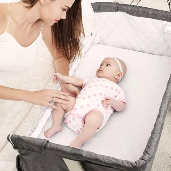 babyGO Together Bassinet (Grey)