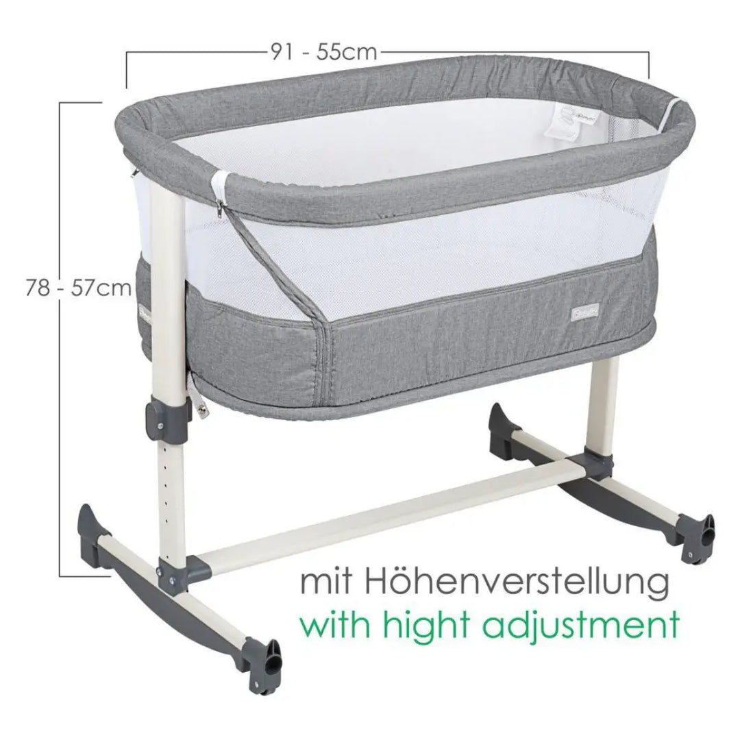 babyGO Vivaldi Bassinet (Grey)