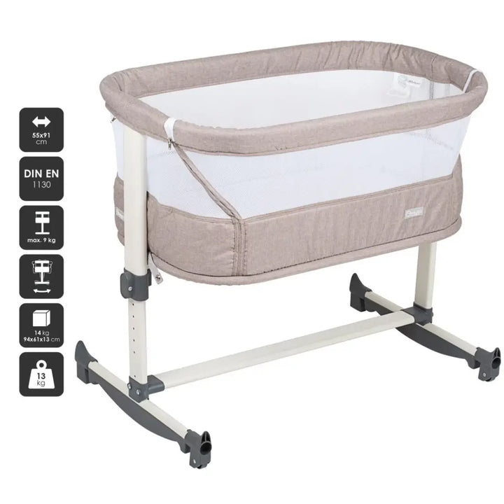 babyGO Vivaldi Bassinet (Beige)