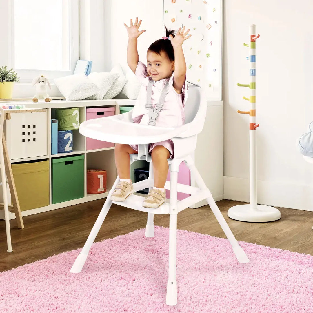 babyGO Simple High Chair (White)