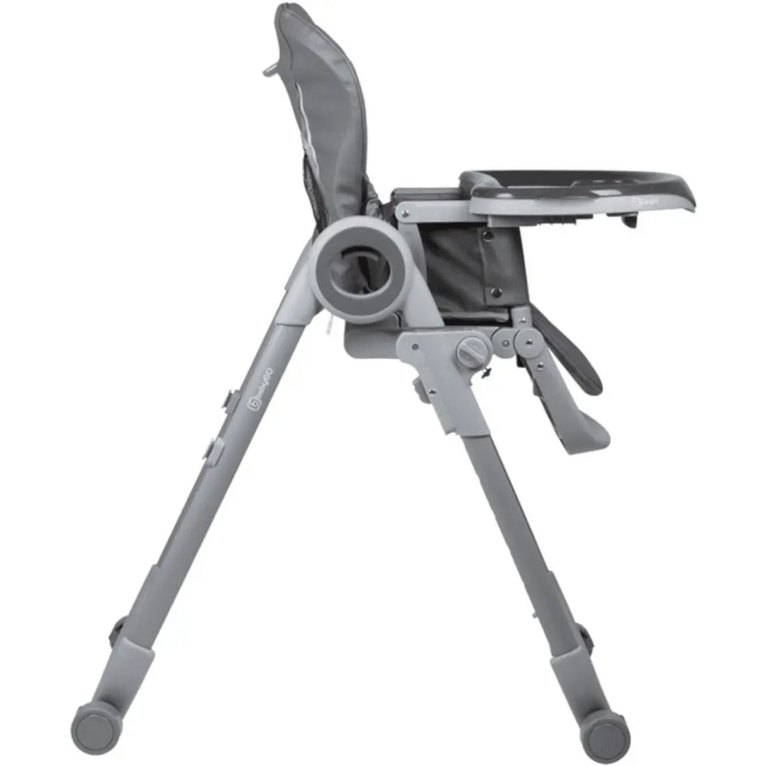 babyGO Divan High Chair - 2 in 1 (Grey)
