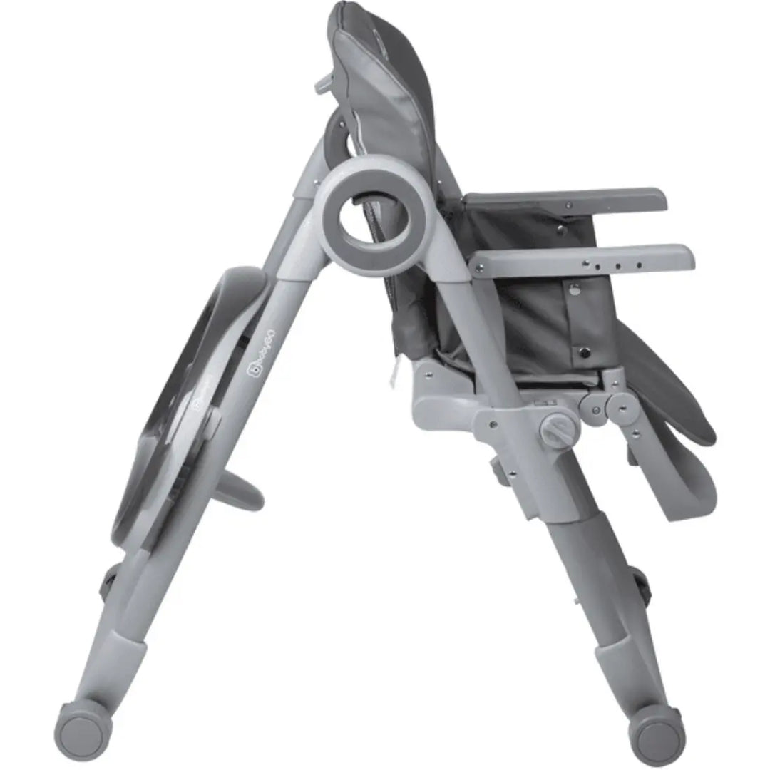 babyGO Divan High Chair - 2 in 1 (Grey)