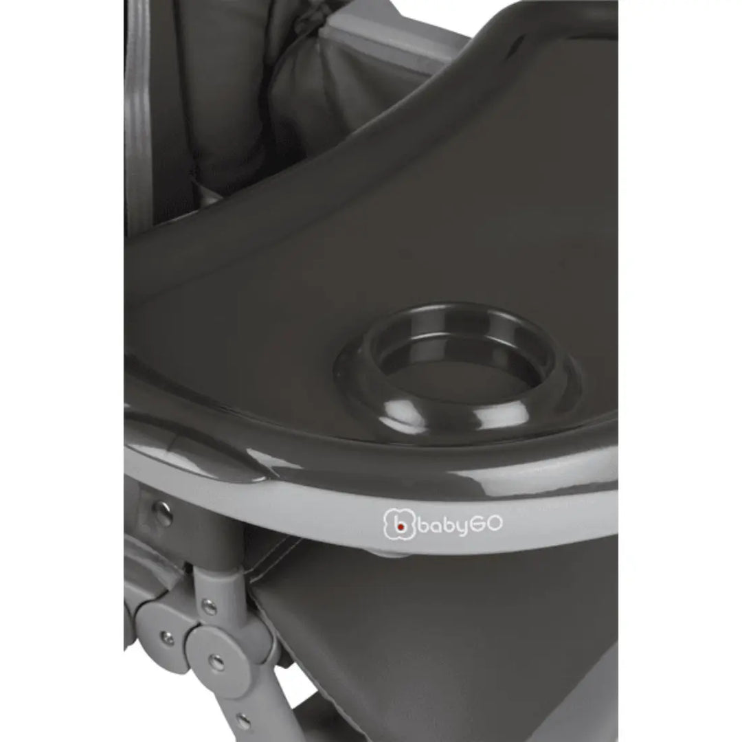 babyGO Divan High Chair - 2 in 1 (Grey)