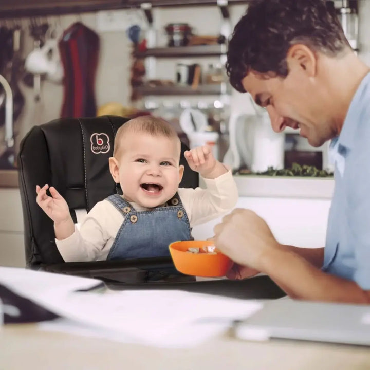 babyGO Divan High Chair - 2 in 1 (Grey)