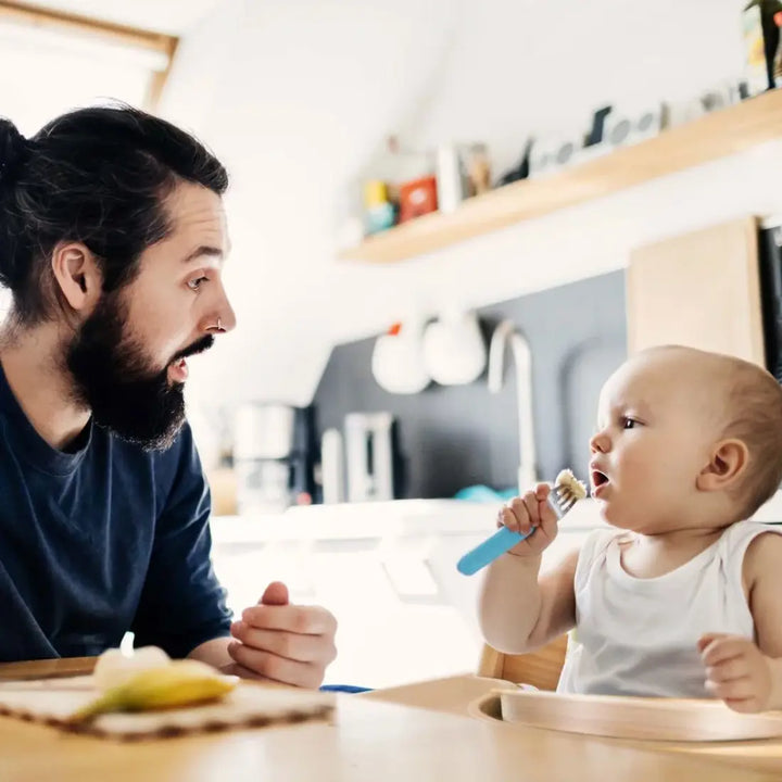 babyGO Family Wooden High Chair (Nature)